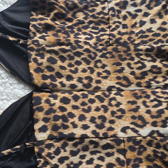 Express Cheeta Animal Print Midi Dress New - Picture 9 of 14